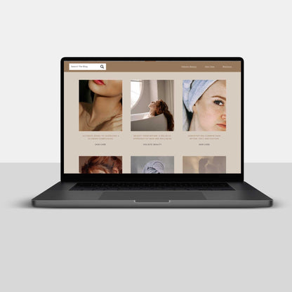 customizable medspa website template